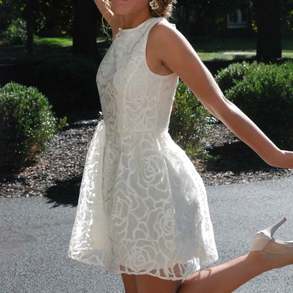 Ya Los Angeles Shimmery A-Line Dress